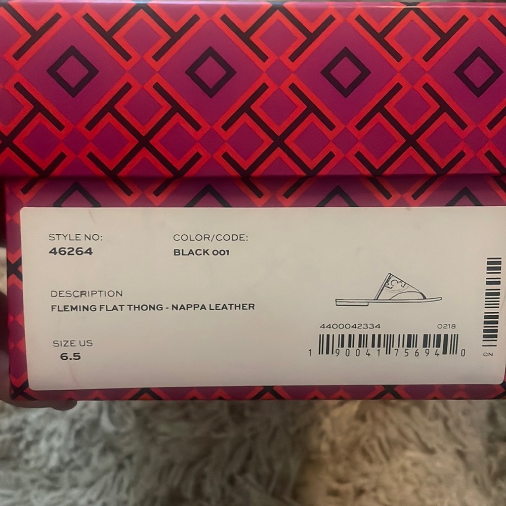 Tory Burch Fleming Thong leather Sandals